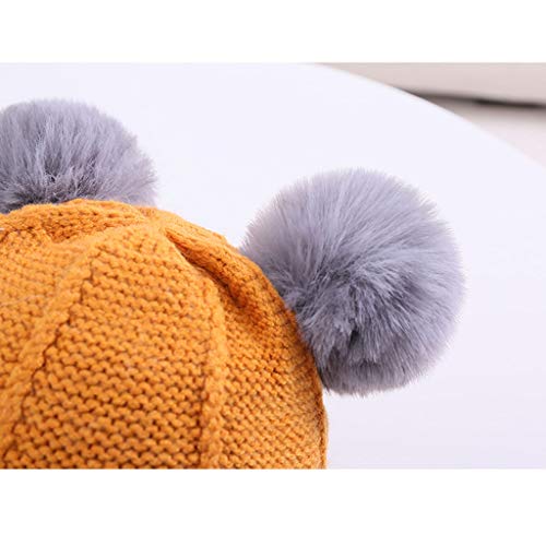 Winter Knitted Hat For Baby Kids Toddler Infant Newborn, Earflap Cute Cat Warm Cap For Boys Girls Outdoors Cap (Color : Red, Size : 0-12 Months) #TOP1