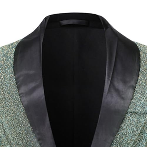 Men's Velvet Slim Fit Blazer Jacket Casual Shawl Lapel Collar Suit Wedding Party Prom Sport Coats4