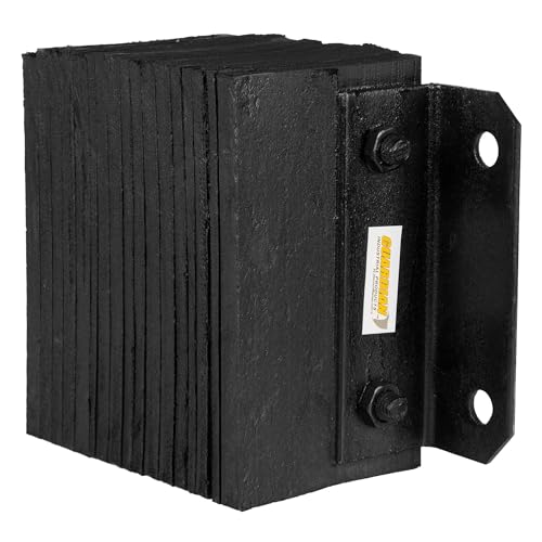 Guardian Industrial Products Rubber Dock Bumper, 12" x 10" x 6", 3/4" Mounting Holes, Guardian sold by Discount Ramps Amazon