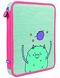 Contenido: 1 goma de borrar, 1 sacapuntas MAXI, 1 lápiz grafito MAXI, 12 rotuladores MAXI, 12 lápices MAXI