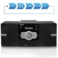 Chaîne HiFi Système Stéréo Bluetooth – avec Lecteur CD, Radio FM, Entrée USB, Entrée AUX-in, Grand écran LED et Bouton… - Les Beatles, Paul McCartney, John Lennon, RIngo Starr, George Harrison Chaîne HiFi Système Stéréo Bluetooth - avec Lecteur CD, Radio FM, Entrée USB, Entrée AUX-in, Grand écran LED et Bouton… – Image 3