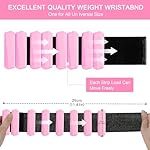 Wrist Weights Set of 2, Wearable Arm & Leg Weights for Women & Men, Adjustable Wrist Ankle Weights for Walking, Yoga, Swimming, Gym, 2lb - Image 2