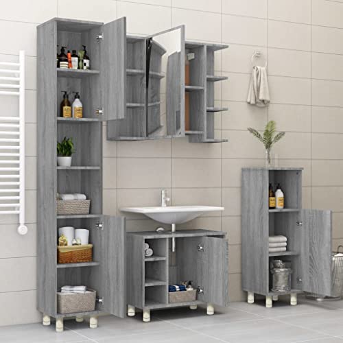 Muebles de baño modernos para organizar tus cosméticos y toallas en rincones pequeños con estilo 5