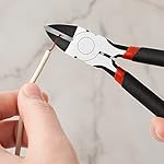 BOENFU 6 Inches Wire Cutters Heavy Duty Snips Flush Cut Side Cutters Pliers Metal Cutting Tool for Crafting, Floral, Artificial Flowers, Chicken Wire, Electrical, 1 Pack - Image 3