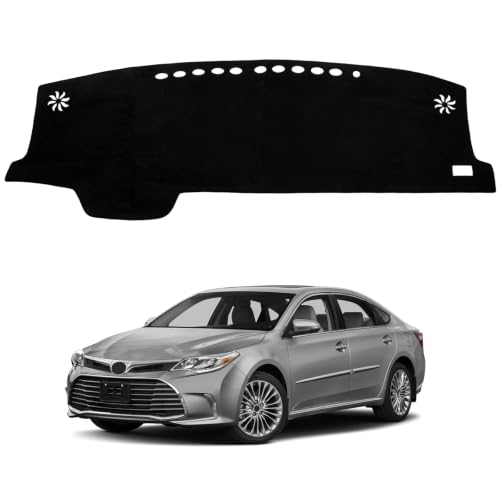 Dash Cover Mat Compatible with Toyota Avalon 2013 2014 2015 2016 2017 2018 Car Interior Dashboard Cover Mat Nonslip Dashmat Sunshade Glare UV Rays Protector Accessories Custom Fit
