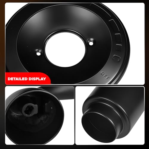 Manija y Placa de Cubierta de Ducha Negro Mate - Compatible con Válvulas de Ducha Seleccionadas (Reemplaza T13020-BL), Solo Manija y Placa de Cubierta (Cartucho y Válvula no incluidos) miniatura 6