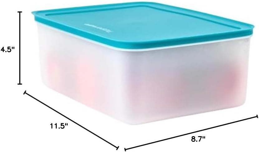 New Tupperware Tupperware Freezer Mates Plus Extra Large Container 5.7L 24 Cup Blue Seal - Image 2