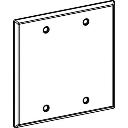 Orbit 2-Bc Electric Box Cover, Blank Weatherproof - 2-Gang - Aluminum #TOP20