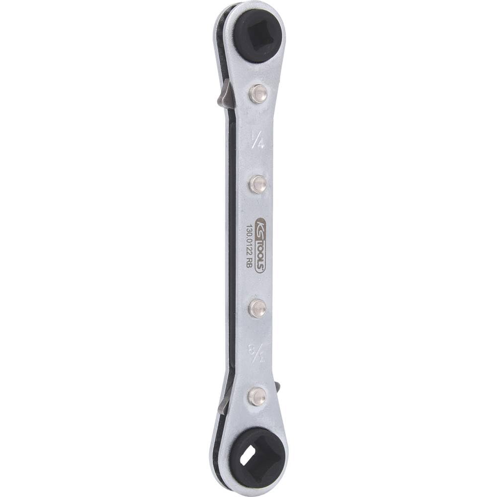 KS TOOLS 130.0122 Clé à cliquet pour climat froid 4 en 1, commutable Couleur