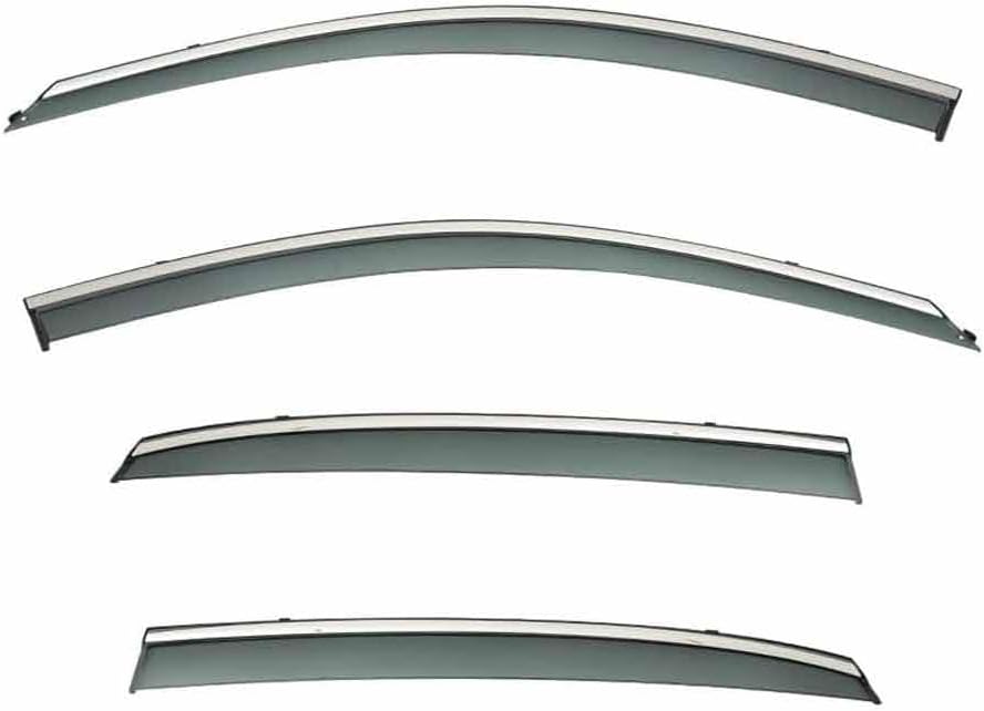 Car Windshield Rain Guards for Audi A4 Wagon MK5-B9 2016-2024, Front Rear Window Wind Deflectors Visors Waterproof Deflector Windows Exterior Accessories