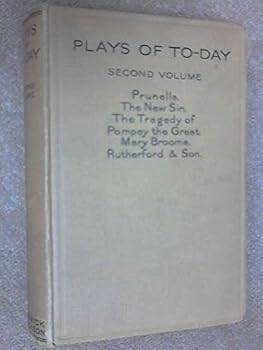 Hardcover PLAYS OF TO-DAY: FIRST VOLUME. Book
