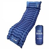 BOOWEXT Sleeping Pad(NAVI), Ultralight Inflatable Sleeping Pad for Camping, Built-in Pump, Hiking – Airpad, Backpacking, Travel, Outdoor Gear, Car Camping, Compact& Lightweight Sleeping Mat