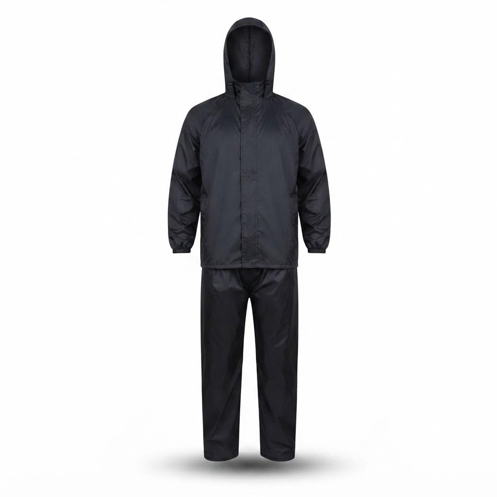 { 2026 Brings 5 Years WARRANTY ) Premium Rain Suit for Men & Women – Heavy Duty Waterproof Raincoat with Pants, Durable Hooded Jacket for Bike Riding, Monsoon Travel.-image-5