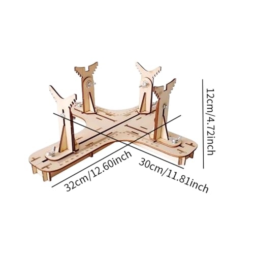 Maqueta de avión pintada de 32 cm resistente para construir y decorar 2