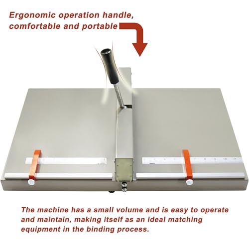 HQHAOTWU Manual Creasing Machine Desktop Paper Card Creaser Paper Folding Creaser Paper Manual Creaser with 2 Adjustable Block Positioning Ruler for Paper Cardstock Photos with Max Paper Weight 450g