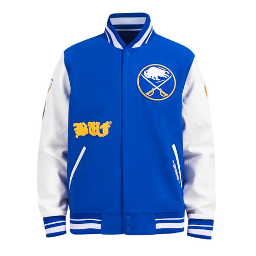 Image of Pro Standard Mens NHL Old English Varsity Jacket