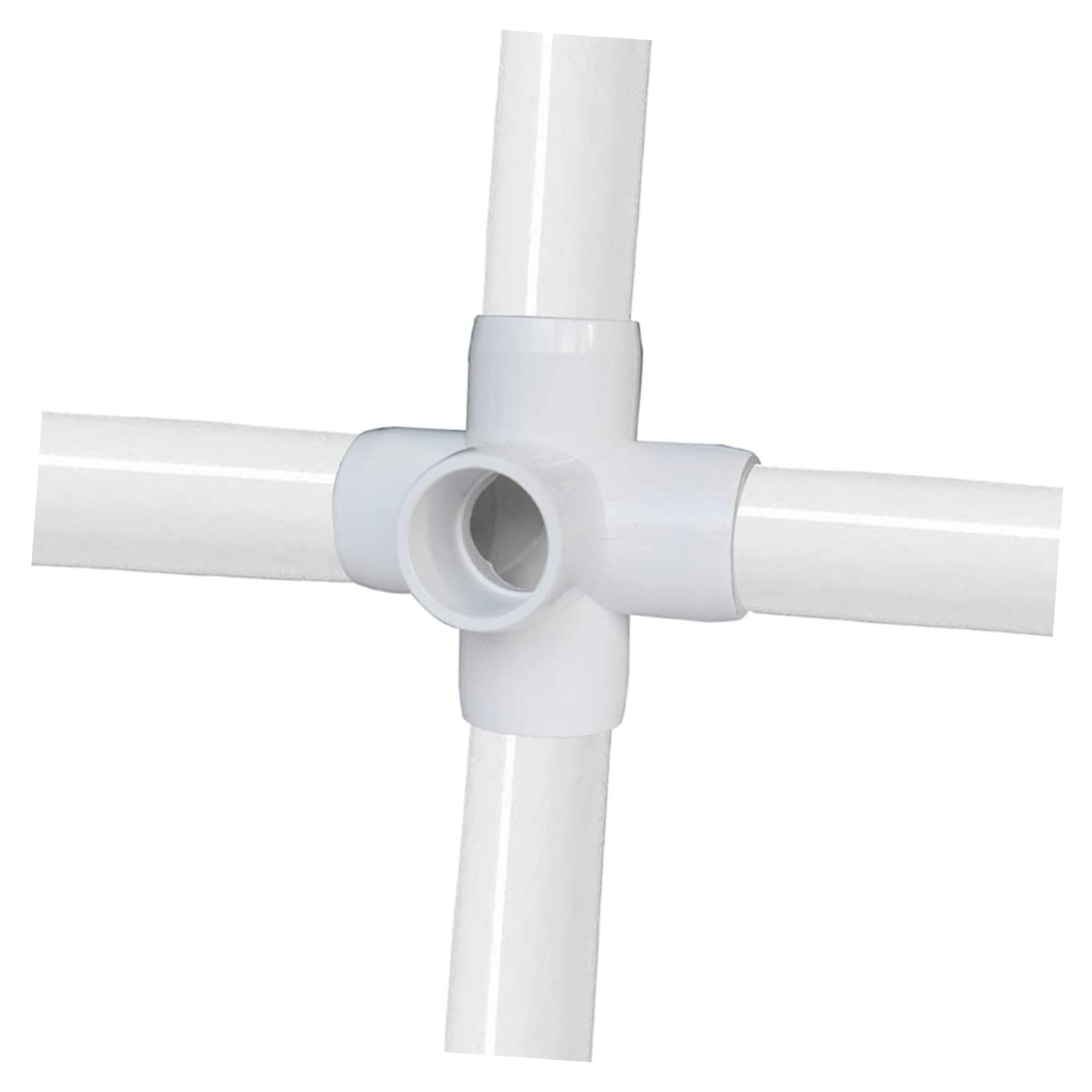 Raccordo Angolare Pvc a 5 Vie 90 Gradi, 12 Pezzi