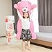 Giant Teddy Bear Stuffed Animals Plush Toy Life Size Big Plush Pink Teddy Bear for Kids Girlfriend, Soft Stuffed Bear Animals for Birthday Valentine's Day Anniversary Christmas(120cm/47.2inch, Pink)