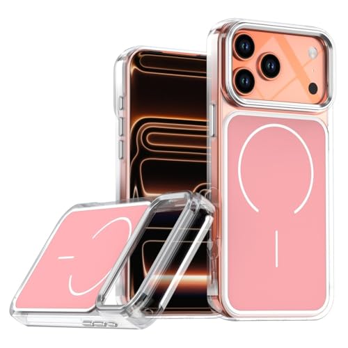 Coque iPhone 15 rose silicone magnétique pour sécuriser vos déplacements