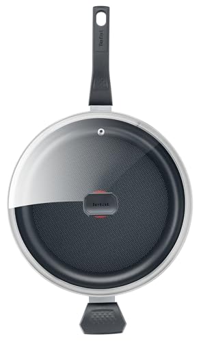 Tefal Easy Cook & Clean Schmorpfanne 28 cm, Bratpfanne mit Antihaftbeschichtung, Thermo-Signal bei idealer Brattemperatur… – Ansicht 2