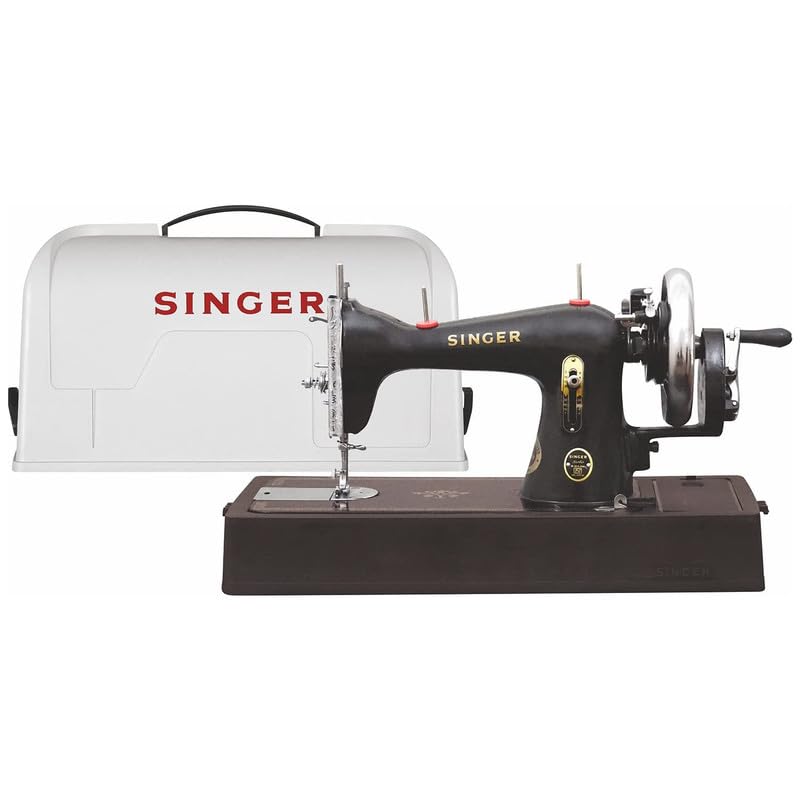 Image of SINGER Solo Black Straight Stitch Hand Sewing Machine with Free Body Cover - 850 SPM, Heavy-Duty Cast Iron Body, Ideal for Home Use & Thick Fabrics, Built-in Thread Cutter, 2 Years Warranty