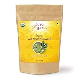 Darsa Organics Premium Indian Wheatgrass Superfood Juice Powder 1 lb - USDA Organic - Non-GMO - Gluten-Free - Health Supplement Rich in Fiber, Vitamins, & Minerals
