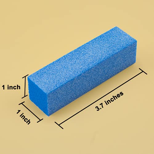 Natural And Acrylic Nail Buffing Blocks, 12-Pack, 4 Sided, Medium Grit (Multi-Colored) #TOP2