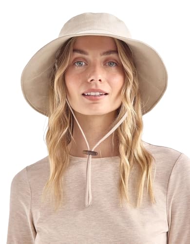 Solbari Resort Wide Brim Sun Hat UPF 50+ Packable UV Protection, Sun Protective Hat, Adjustable...