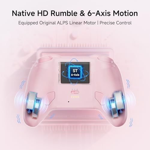 Image of Mobapad Chitu2 HD Switch 2 Wireless Controller, TMR Glide Joysticks [ZERO Drift], Charging Dock, HD Rumble, NFC, Turbo, Programming, Mechanical Buttons - Gamepad for Nintendo Switch /Switch 2 & Windows PC