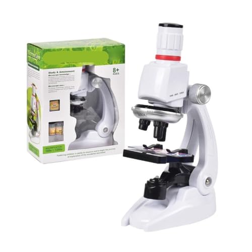 Lbg 1200X Student Monocular Biological Microscope Set LED For Lab Optical Instruments YA_v^[(Without Mount)