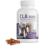 Bronson CLA 3000 Extra High Potency Supports Healthy Weight Management Lean Muscle Mass Non-Stimulating Conjugated Linoleic Acid, 90 Softgels