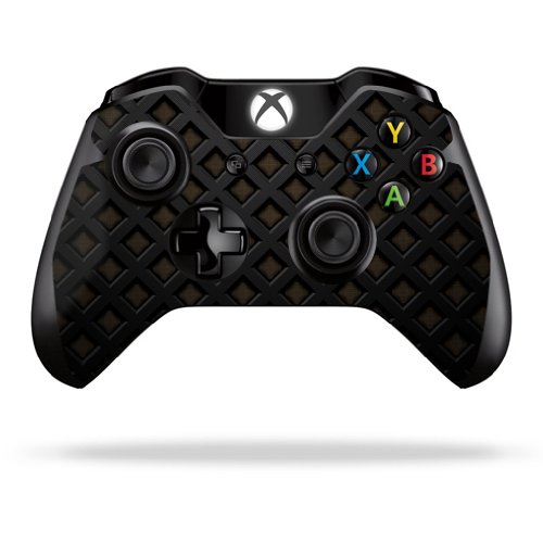 MightySkins Skin Compatible with Microsoft Xbox One or One S Controller - Black Wall | Protective, Durable, and Unique Vinyl wrap Cover | Easy to Apply, Remove, and Change Styles | Made in The USA