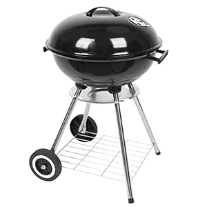 Ochine Portable Charcoal Grill, Barbecue Charcoal Grill, Stainless Steel Folding BBQ Grill and Smoker, Barbecue Grill for Outdoor Cooking Camping Hiking Picnics Garden Beach Party BBQ Tools