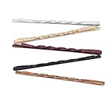 Lux Accessories 60 PC Glitter Sparkle Bobby Pin Hair Multi Color Dark Clip Set