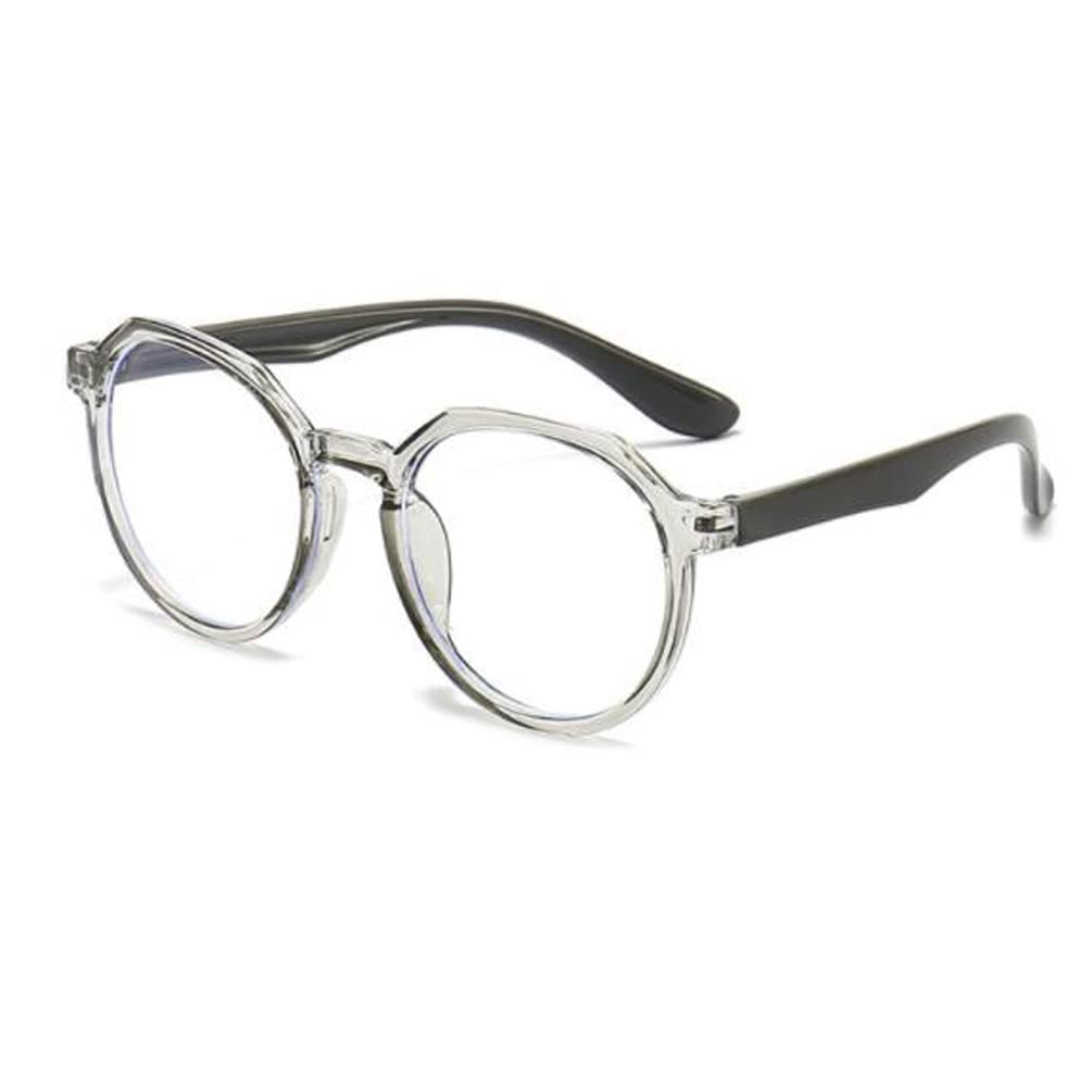 Khaki Anti-blue Light Silicone Flat Mirror Boys and Girls Children Myopia Glasses Frame Computer Mobile Phone Goggles