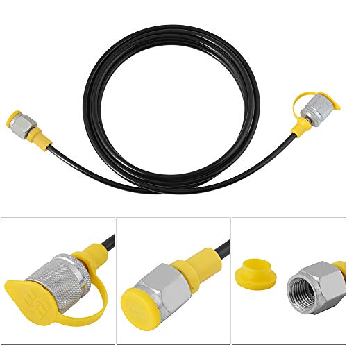 Image of Hydraulic Pressure Test Hose Npt Hydraulic Test Ports Black 1 Pcs Hydraulic Pressure Test Hose 2.0M 6Ft (M16*2 1 4Bsp) Testing Coupling Point