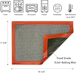 Perforated Baking Mats, 3 PCS Silicone Mat for Half Sheet, Non-Stick Reusable Oven Liners for Making Bread/Pizza/Pastry/Cookie