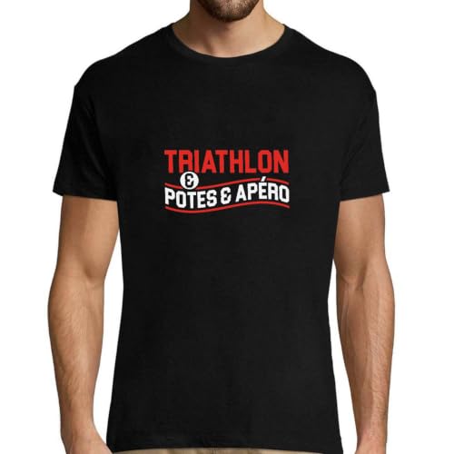 T-Shirt Triathlon Homme Humour - Fini les Cadeaux Ennuyeux pour Papa Sportif