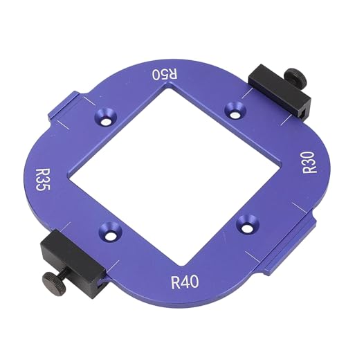 Denash Aleación de Aluminio de Radio de Trabajo de Madera - Modelo de Enrutador de Plantillas