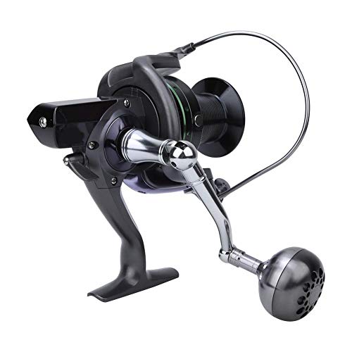 Neufday Saltwater Fishing Reel,All Metal Durable Long Shooting Saltwater Spinning Wheel Fishing Reel Accessory Tool(L6000) - Thumbnail 2