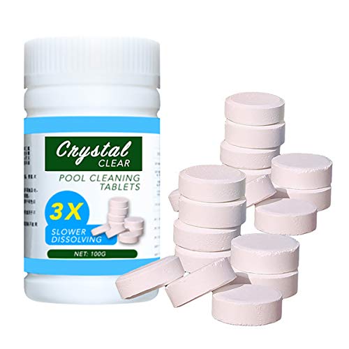 ECYC 100 Tablets Swimming Pool Cleaning Disinfecting Effervescent Tablet - Home Pool Tubs