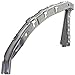 Evan-Fischer Bumper Bracket compatible with Honda Civic 06-11 Front Upper Cover Coupe Steel Left Side