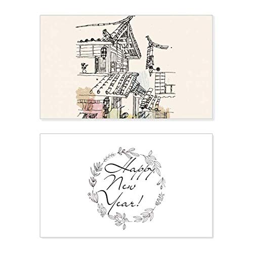 Tarjeta conmemorativa de Año Nuevo sobre Lijiang, el detalle perfecto para felicitar las fiestas