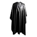 SMARTHAIR Professional Salon Cape Polyester Haircut Apron Shampoo & Chemical Resistant Haircut Cape,54”x62”,Black,C350001C-B