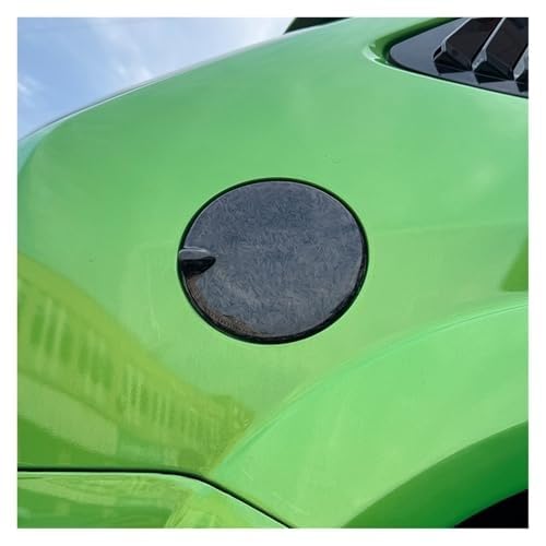 ford, dla Focus, MK2 2005-2011 Włókno węglowe Korek zbiornika paliwa Pokrywa oleju Klapa wlewu Pokrywa Stylizacja samochodu Akcesoria samochodowe Zamienna klapka wlewu paliwa(BLACK Carbon Fib