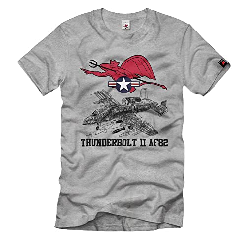 Haut Fairchild A-10 Thunderbolt II AF82 aux finitions soignées USAAF Red Devil gris
