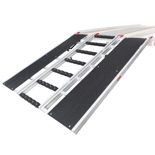 Black Ice Black Ice 5' x 54" Snowmobile Ramp, Stud Protectors, 1,500 lb Cap Folding sold by Discount Ramps Amazon
