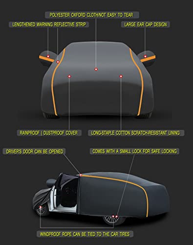 Fundas para Coche Exterior para Niss𝐚n Terrano II SUV(1997-2004),Cubierta de Coche Resistente a la Intemperie, Protege contra Lluvia, Nieve y Sol - ¡Protección para Todas Las Estaciones del año!