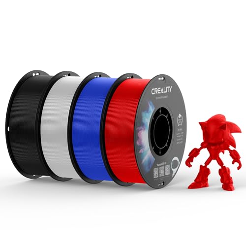 Creality PETG Filament 1.75, 3D Printer Filament: Excellent Toughness High Precision Dimensional Accuracy +/- 0.02 mm, 4