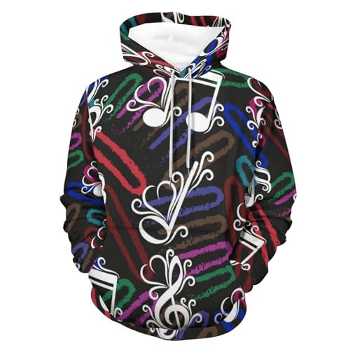 Pull pour homme femme UMENG hoodie confortable qui affiche votre passion musicale